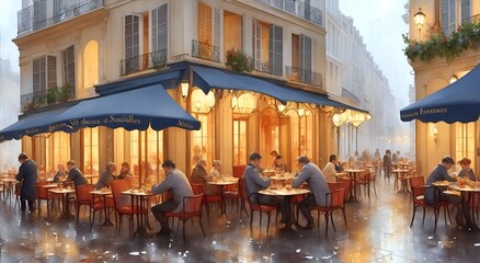 A beautiful view of caf&eacute; 