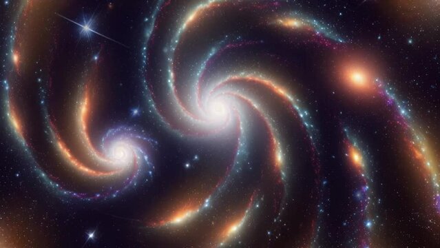 RGB Galaxy, Created With Generative AI