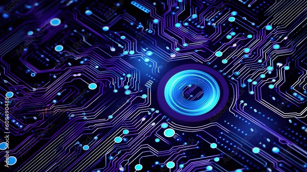Poster futuristic data flow, data transfer technology. cyberpunk, big data and cybersecurity. cyberspace, b