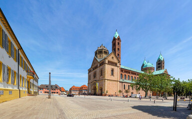 Dom und Somplatz. Speyer