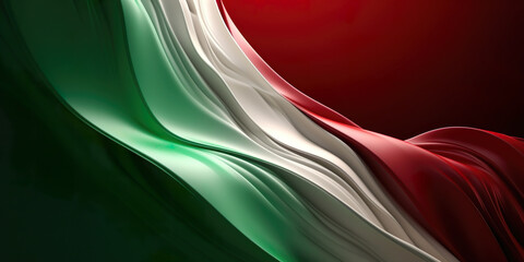 Colors of the Mexican flag, IA generativa