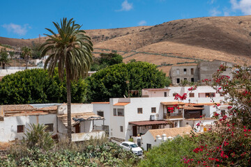 Fototapeta na wymiar View of the streets of Betancuria, Fuerteventura, Canary Islands, Spain