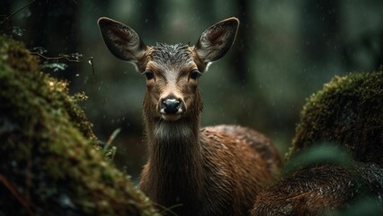 Fototapeta premium Deer in the woods