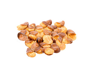 dried broad bean  isolated on  transparent png