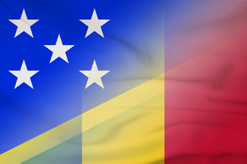 Solomon Islands and Chad government flag transborder contract CHL SLB