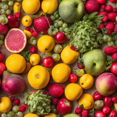 Obraz na płótnie Canvas [Generative AI] Fruits フルーツ