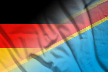 Germany and Democratic Republic of the Congo political flag international relations COG DEU