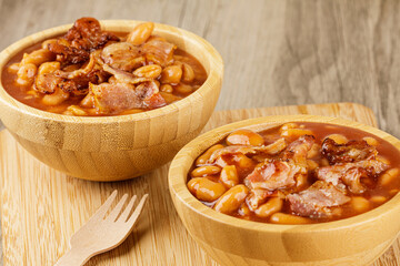 Bowl of Baked Beans also known as Pork & Beans