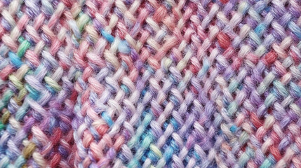 Pastel colors tweed fabric. Highly defined tweed texture. AI generated image.