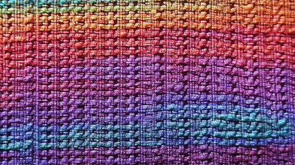 Obraz premium Multicolor tweed fabric. Highly defined tweed texture. AI generated image.