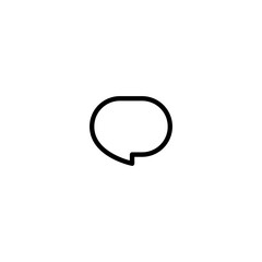 Chat and speech bubble icon, simple vector, perfect illustration