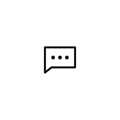 Fototapeta na wymiar Chat and speech bubble icon, simple vector, perfect illustration