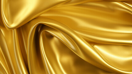 Gold latex fabric. Highly defined latex texture. AI generated imagen.
