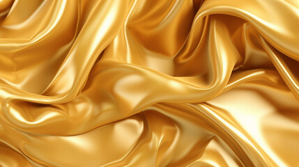 Gold latex fabric. Highly defined latex texture. AI generated imagen.
