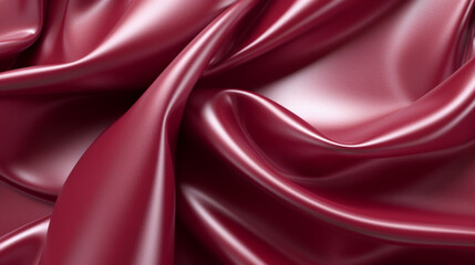 Fototapeta premium Bordeaux latex fabric. Highly defined latex texture. AI generated imagen. 