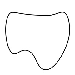 Abstract Shape Outline
