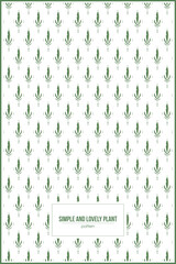 simple and lovely green plant pattern