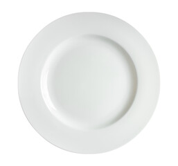 white empty plate transparent png