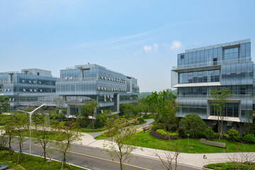 Fototapeta na wymiar Office Building in Science and Technology Industrial Park