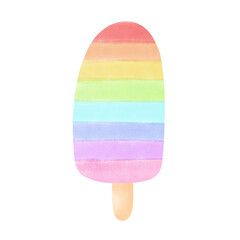 Rainbow ice cream