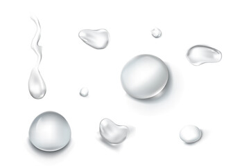 water drops texture rain droplets rainy fog drop fizz separate on white background for photo effect