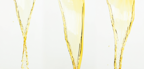 Orange, lemon juice or oil lubricant splash, liquid gold yellow drink drops. Fruit beverage water elements in line form . Fresh splashing and flowing jets, white background isolated freeze motion