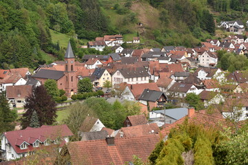 Church   Tower in Bruchweiler-Bärenbach ,Germany,2017