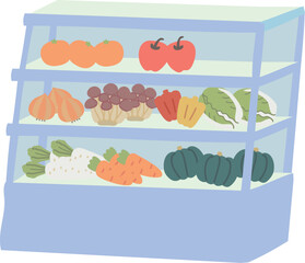 陳列棚・野菜