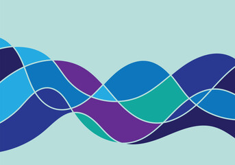 abstract aquatic curve and mosaic texture modern art theme background for advertisement website template website template,cover landingpage label design vector eps.