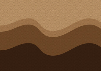 mountain curve line pattern with oriental wave texture  earth themebackground for advertisement website template website template,cover landingpage label design vector eps.