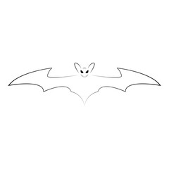 bat icon vector illustration design