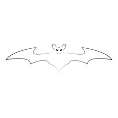 Obraz premium bat icon vector illustration design