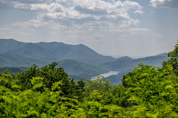 Fototapeta premium lake nantahala, nc 