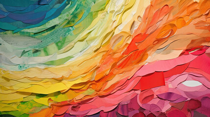 Abstract rainbow background, coloful illustration 
