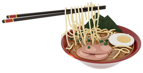 3d japan traditional Ramen