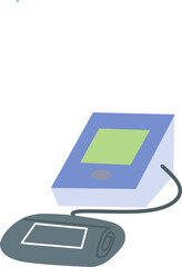 Tensimeter sphygmomanometer blood pressure icon vector illusration. Fit for health education.