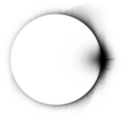 illustration solar eclipse transparent background