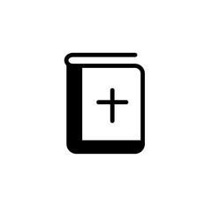 Bible Book Christmas Solid Icon