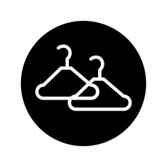 Fashion Hanger Laundry Solid Icon