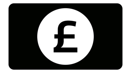 シンプルなポンドのアイコン