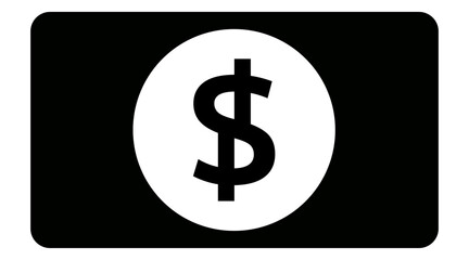 シンプルなドルのアイコン