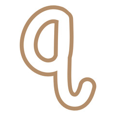 A-Z English alphabet students study school books letters consonant text paper art