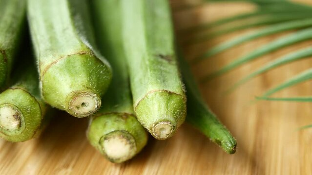 ladies fingers or bhindi a green vegetables,,