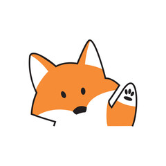 fox logo vector design