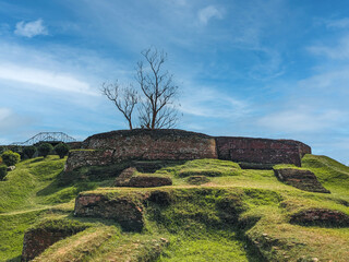 A view of the Mahasthangarh archaeological site near Bogra - Bangladesh