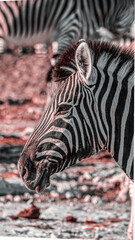 zebra eating grass , zebra portrait, animals 