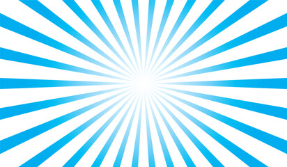 Sunburst Pattern Background. Rays. Radial. Summer Banner. Vector Illustration