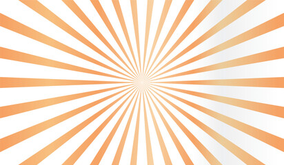 Sunburst Pattern Background. Rays. Radial. Summer Banner. Vector Illustration