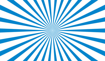 Sunburst Pattern Background. Rays. Radial. Summer Banner. Vector Illustration