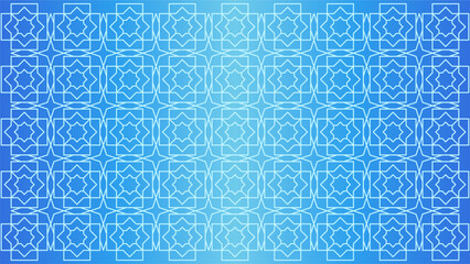 Islamic pattern vector illustration for islam celebration. Islamic pattern for ramadan, eid, mubarak, eid al fitr and eid al adha. Shiny arabesque pattern for muslim culture and islam religion